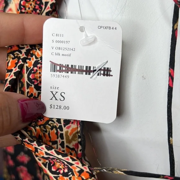 Free People Stevie printed tunic dress in multi size XSmall - Picture 4 of 8